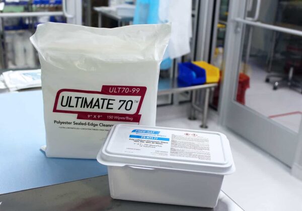 ULTIMATE 70® Polyester Knit Cleanroom Wipes, Sealed-Edges, Heavy Weight (140 GSM) - Image 4