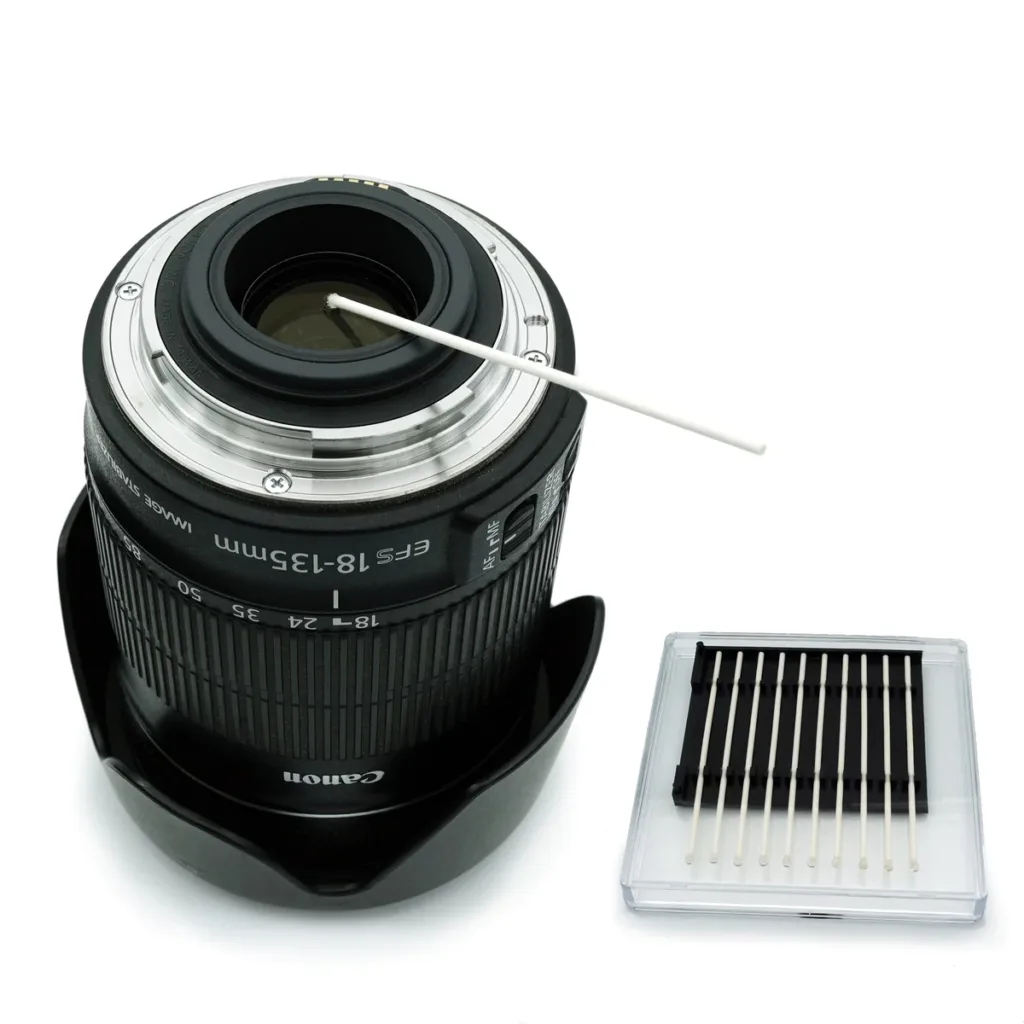 Use a Sticky Cleaning Swab for Particle Removal